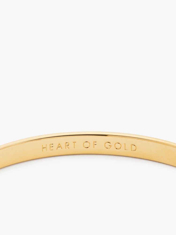 Kate Spade,heart of gold idiom bangle,bracelets,Gold