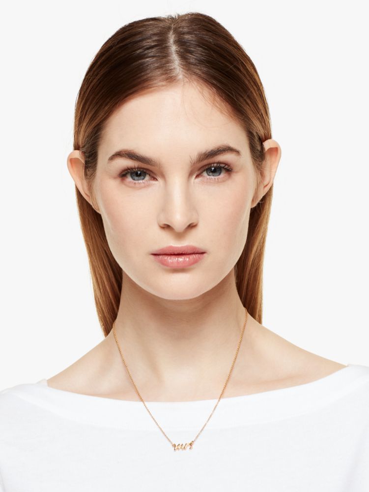 Kate spade mrs necklace sale