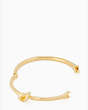 Kate Spade,sailor's knot hinge bangle,bracelets,Gold