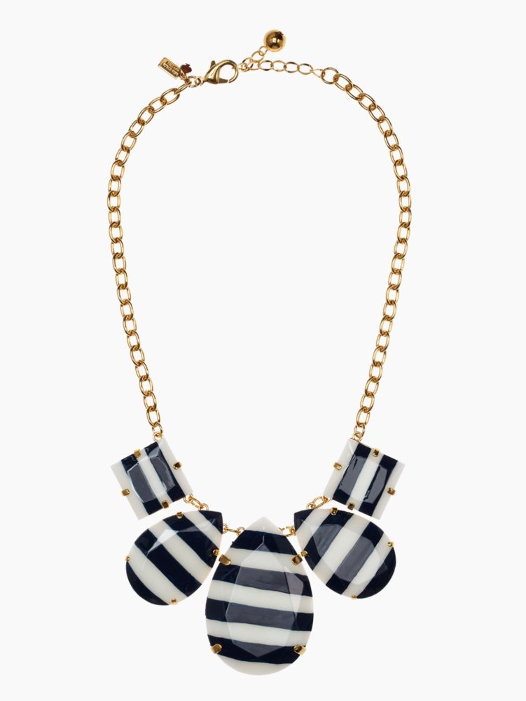 Stripe Setting Statement Necklace, , Product