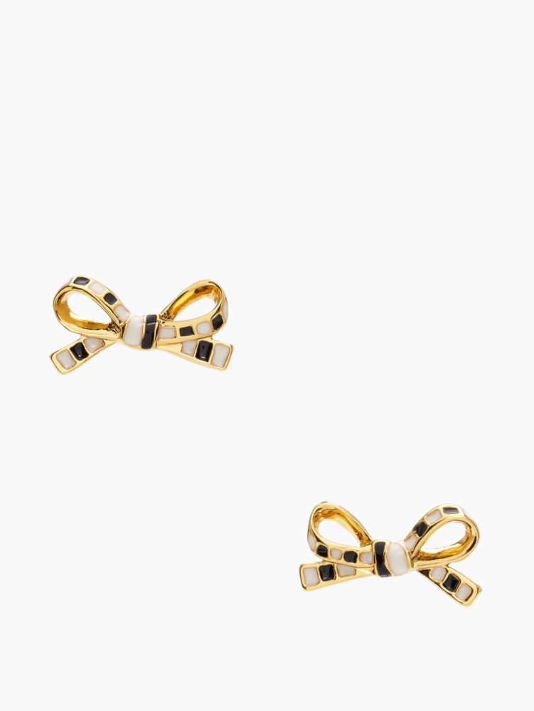 Skinny Mini Bow Studs, , Product