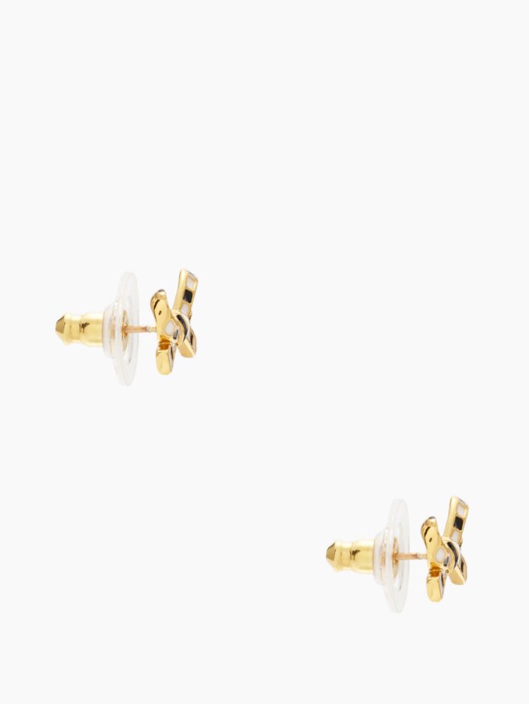 Skinny Mini Bow Studs, , Product