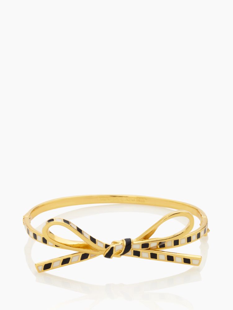 Kate spade gold bow on sale bangle