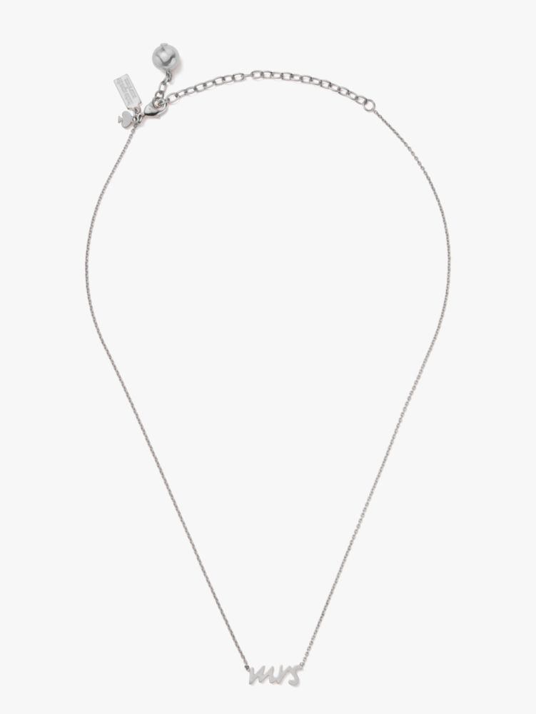 Kate spade mrs on sale necklace