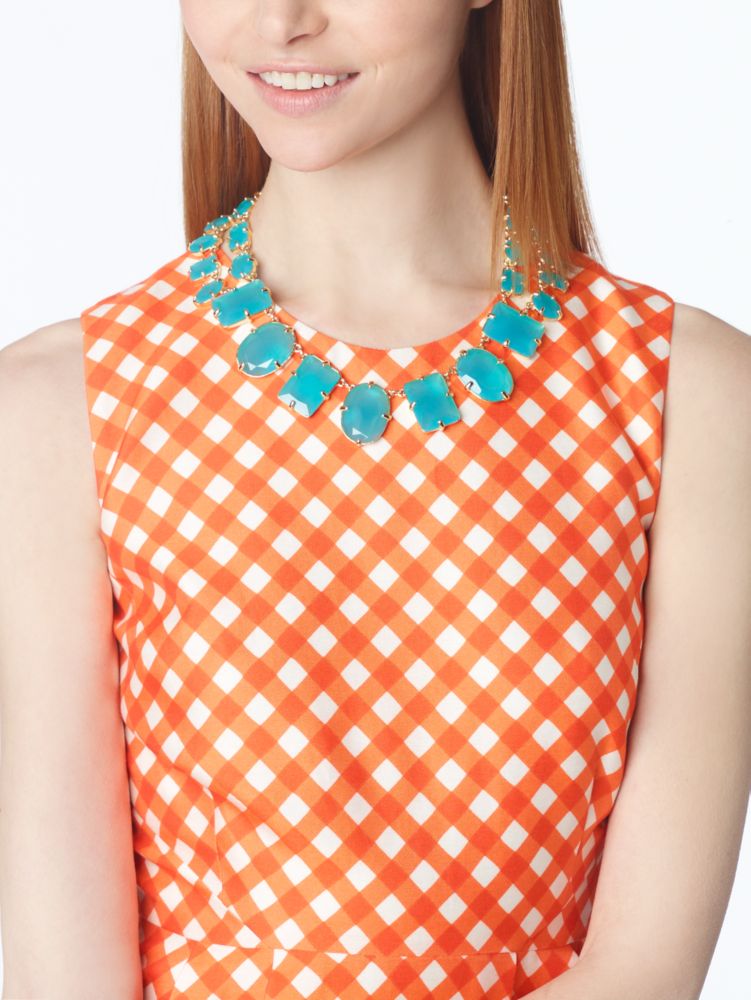 Coated Confetti Short Statement Necklace, , Product