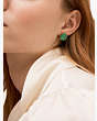 Kate Spade,small square studs,earrings,Beryl Green