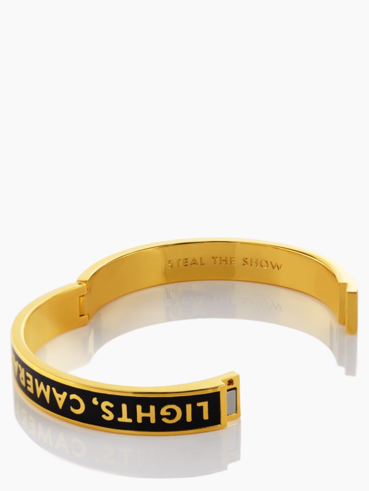 Steal The Show Hinged Idiom Bangle, , Product
