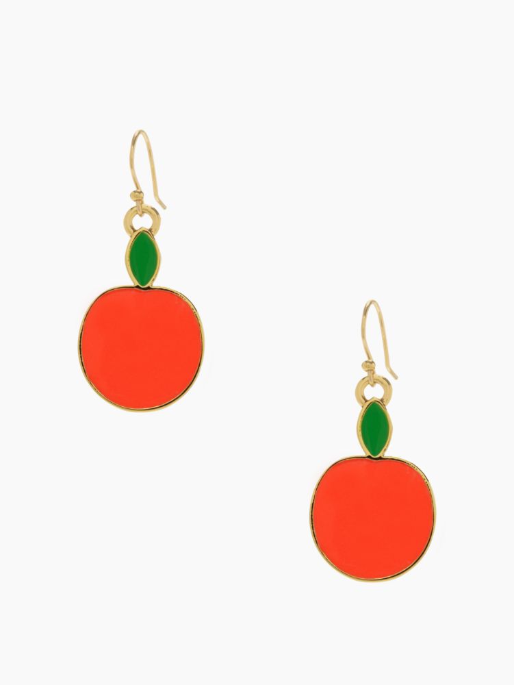 Apple earrings kate deals spade