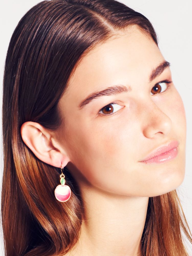 Apple earrings store kate spade