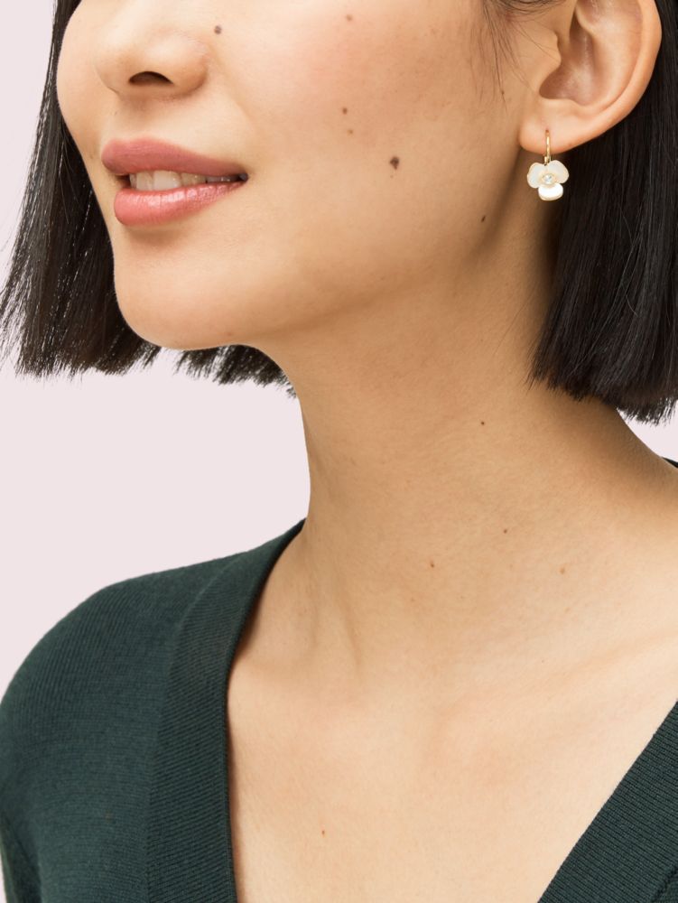 Kate spade disco 2025 pansy earrings