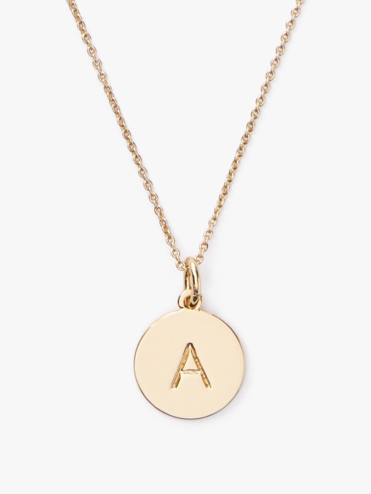 Kate spade script letter pendant deals necklace