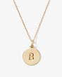 Kate Spade,initial pendant,necklaces,Gold