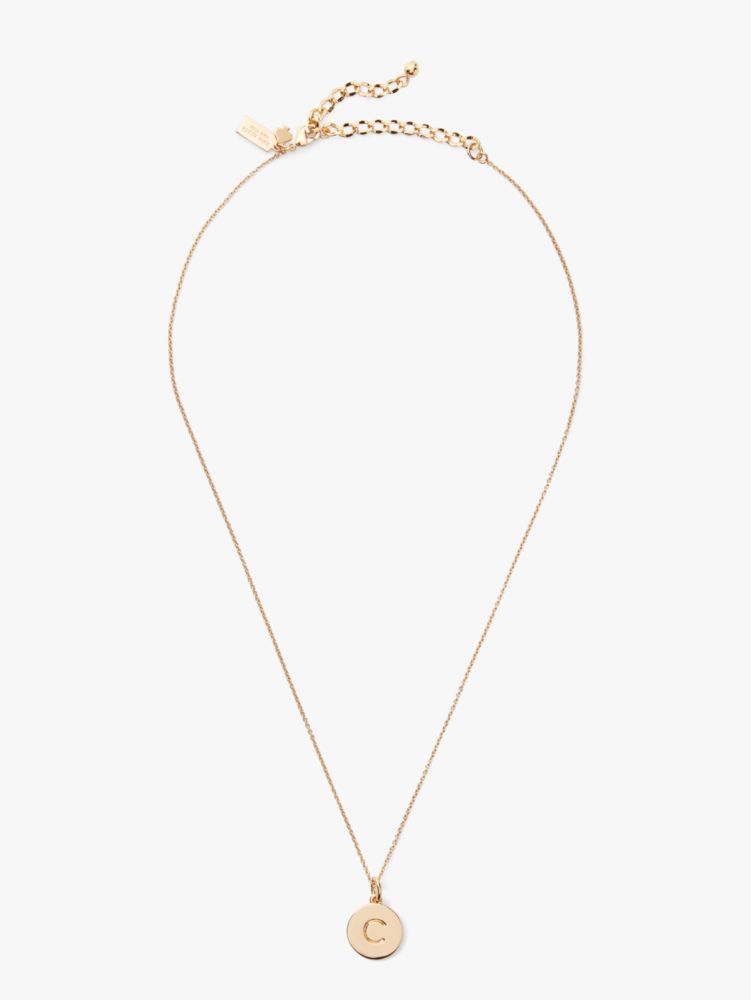 Kate Spade,Initial Pendant,Gold