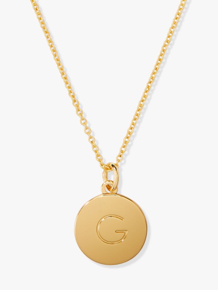 Kate Spade,initial pendant,Gold