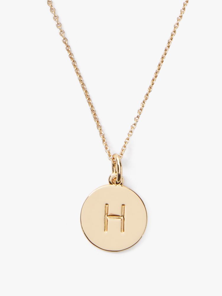 Kate spade deals initial necklace sale