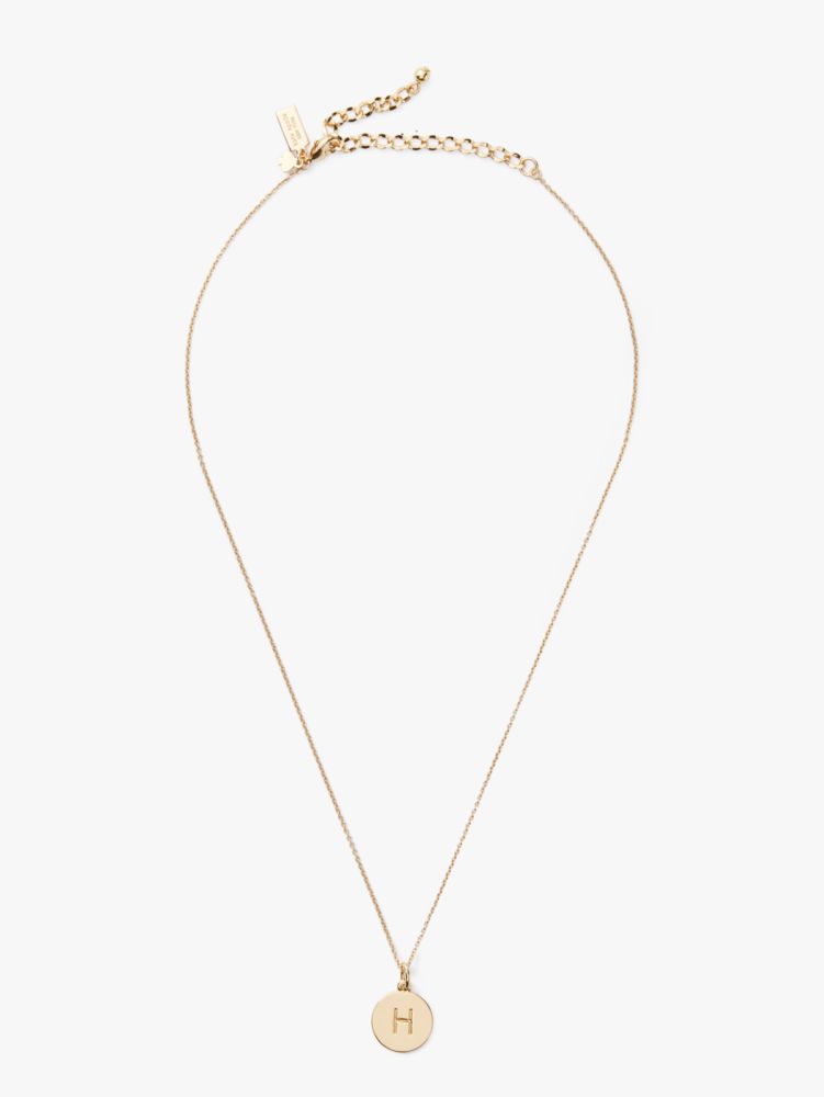 Kate Spade,initial pendant,Gold