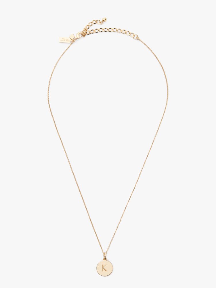 Kate Spade,initial pendant,Gold