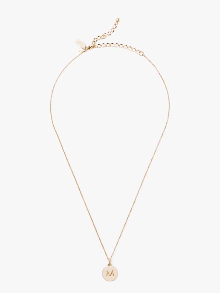 Kate Spade,initial pendant,Gold