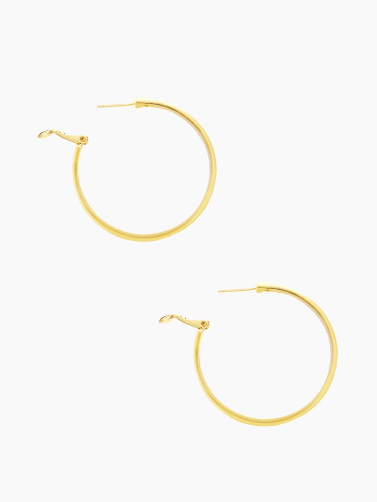 Madison Ave. Collection Island Wicker Hoop Earrings, , Product
