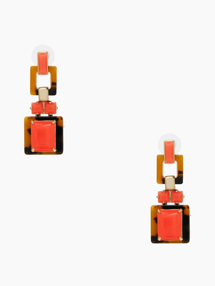 Madison Ave. Collection My Gem In Havana Statement Earrings, , Product