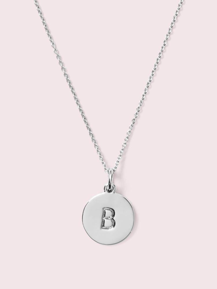 B Silver Pendant, , Product
