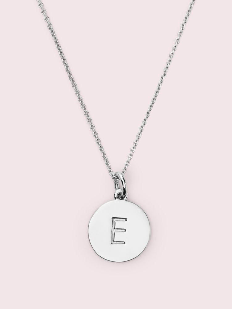E Silver Pendant, , Product