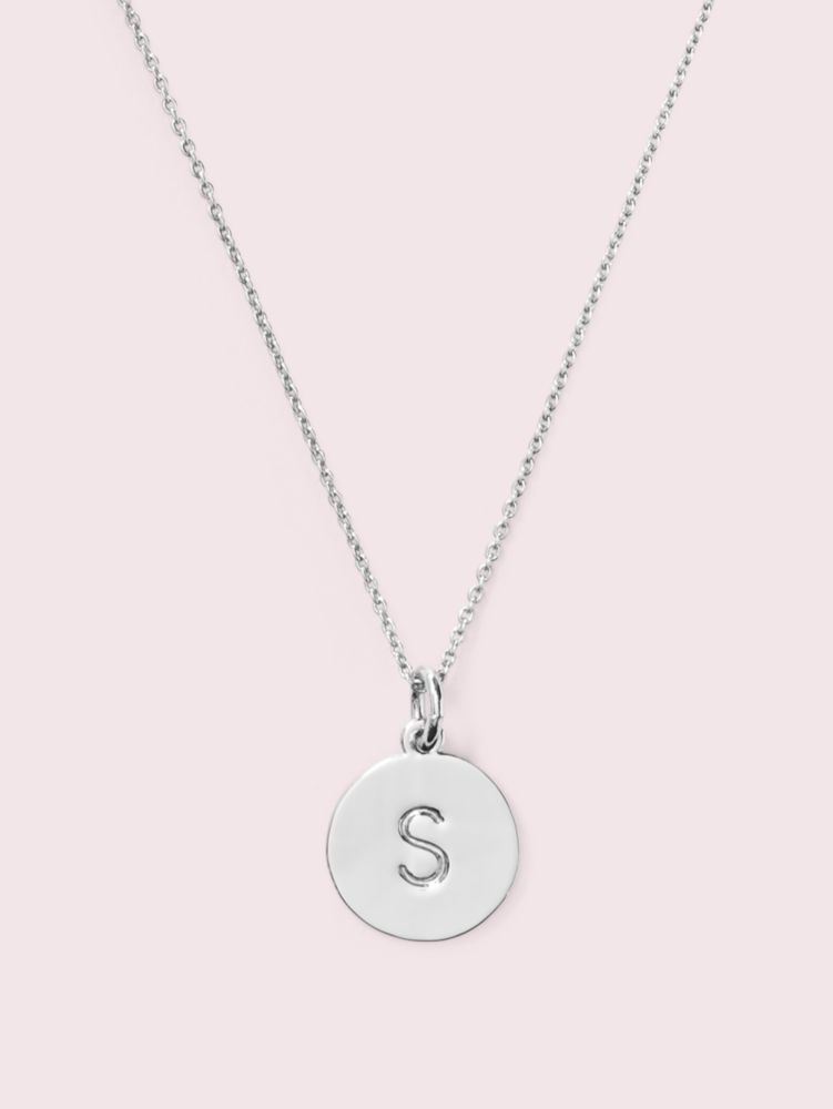 S Silver Pendant, , Product