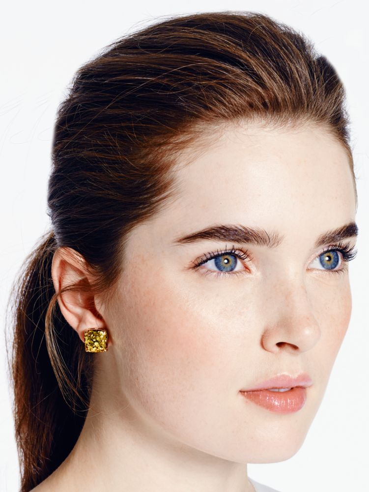 Kate spade glitter square stud deals earrings