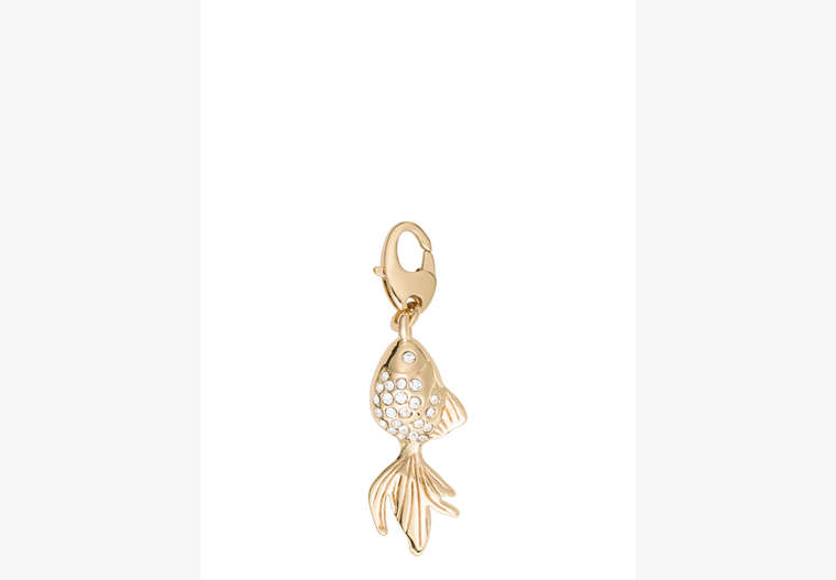 Kate Spade,goldfish charm,Clear image number 0