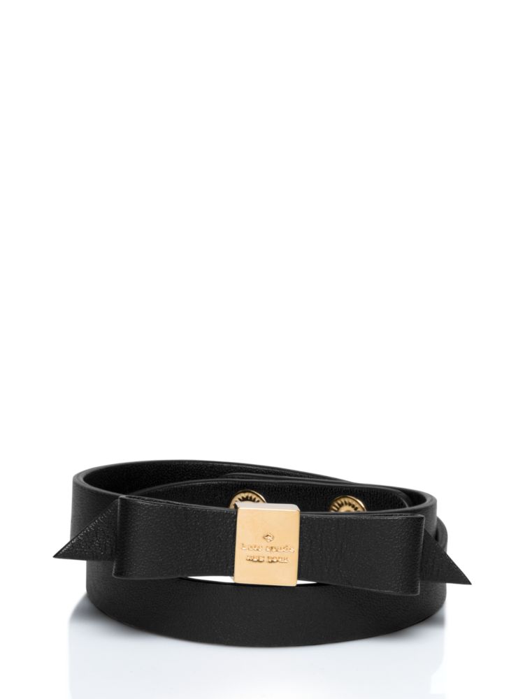 wrap things up leather bow wrap bracelet - kate spade new york
