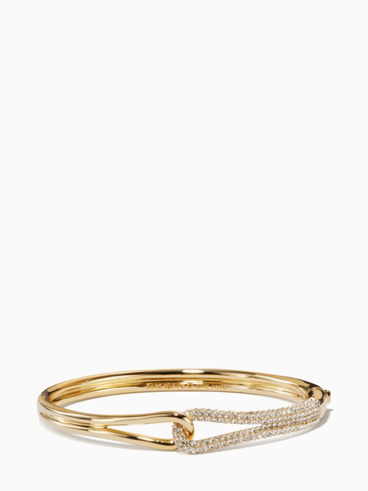 Kate Spade,Get Connected Pave Loop Bangle,