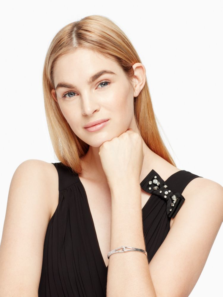 Get Connected Pave Loop Bangle, , Product
