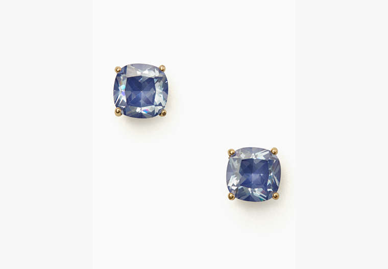Kate Spade,kate spade earrings enamel mini small square studs,Cy Blue