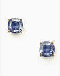 Kate Spade,kate spade earrings enamel mini small square studs,Cy Blue
