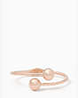 Kate Spade,golden girl bauble open hinged cuff,Rose Gold
