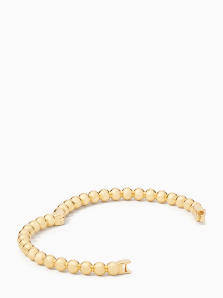 Kate Spade,Golden Girl Ball Hinged Bangle,