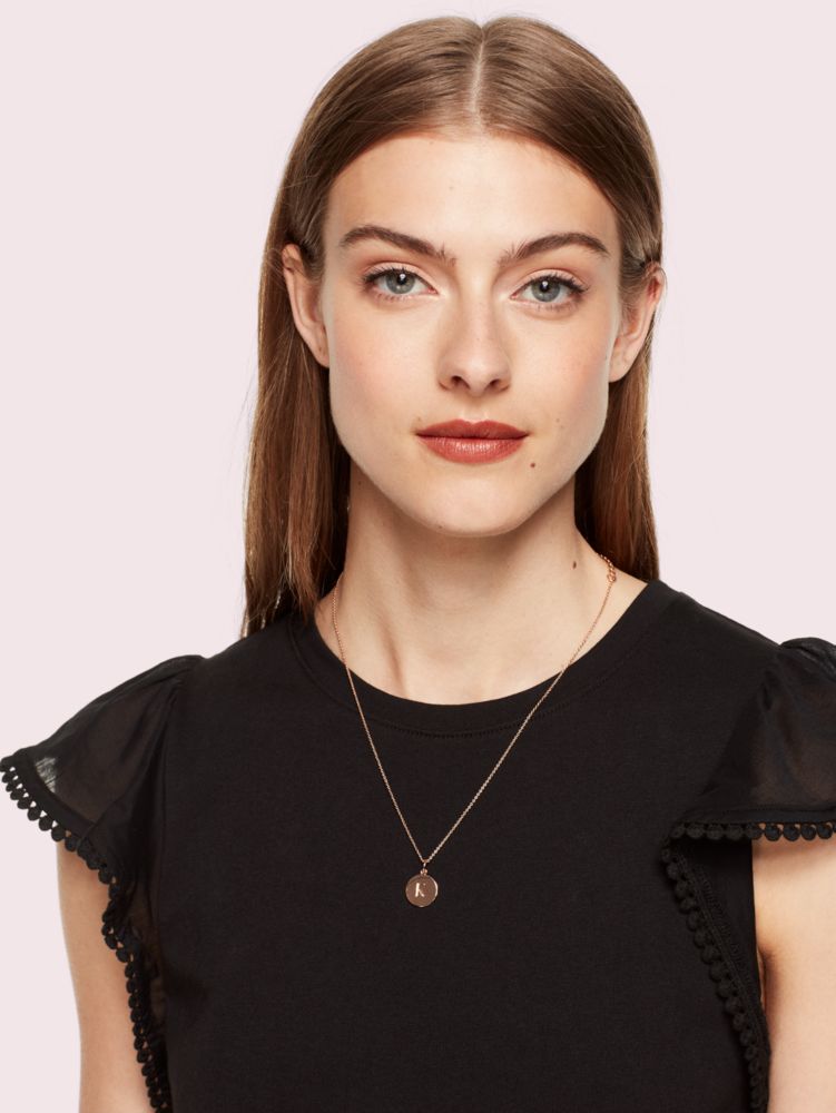 Kate spade on sale logo necklace