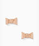 Kate Spade,all wrapped up studs,Rose Gold