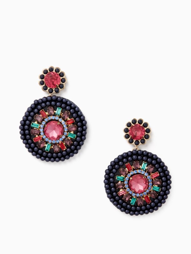 Kate Spade,Luminous Leather Statement Earrings,