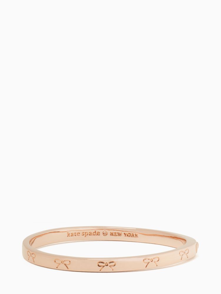 Kate spade rose on sale gold bow bangle