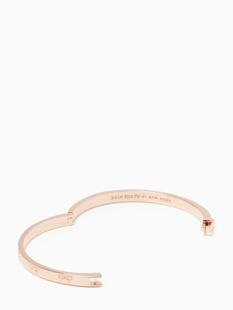 Rose gold bangle kate on sale spade