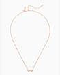 Kate Spade,yours truly pave heart mini pendant,necklaces,Day Break