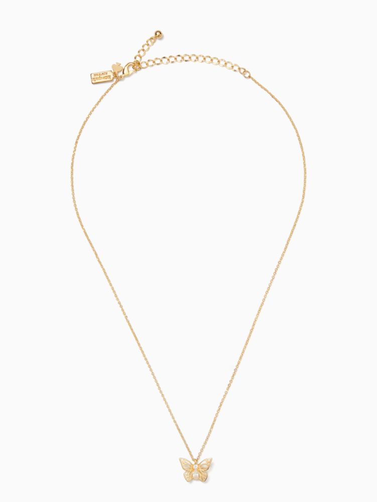 Kate spade clearance butterfly necklace