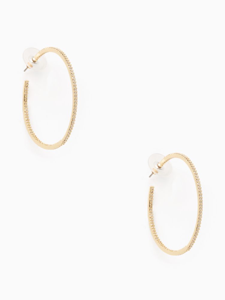 Kate Spade,Save The Date Large Hoops,
