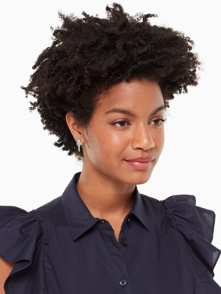 Kate Spade,California Dreaming Pave Shark Studs,