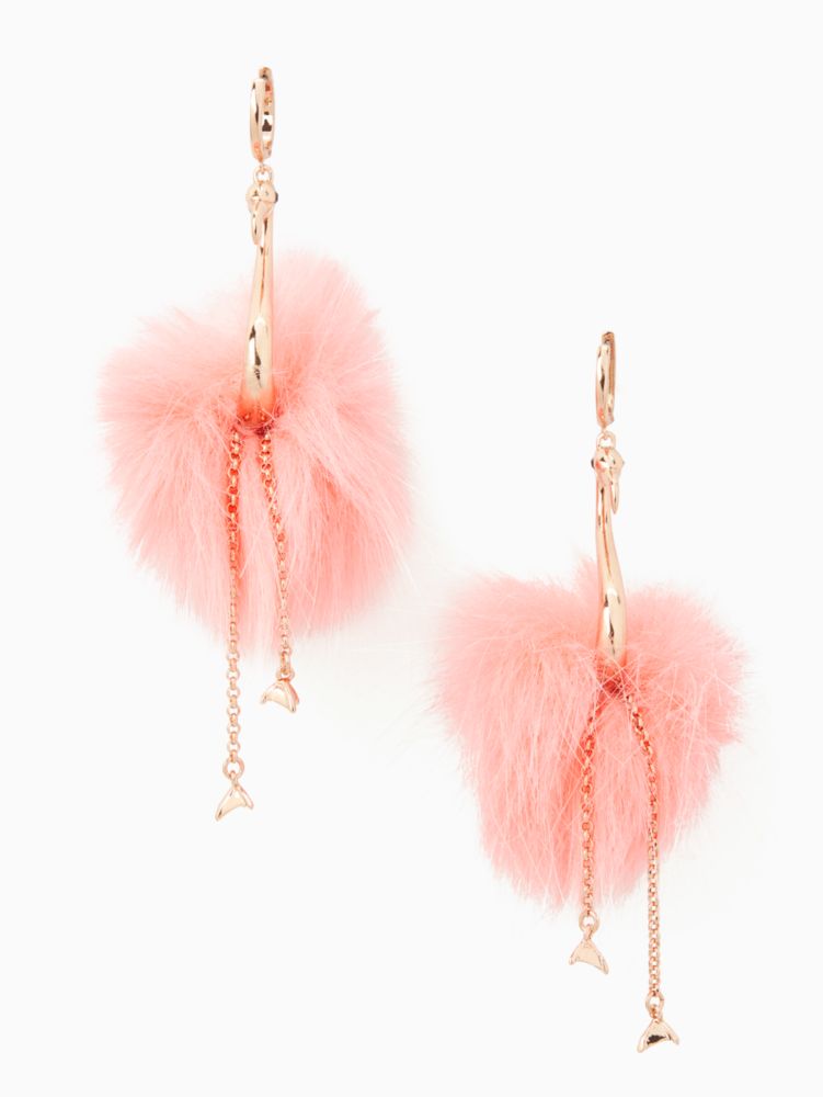 Kate spade flamingo on sale earrings