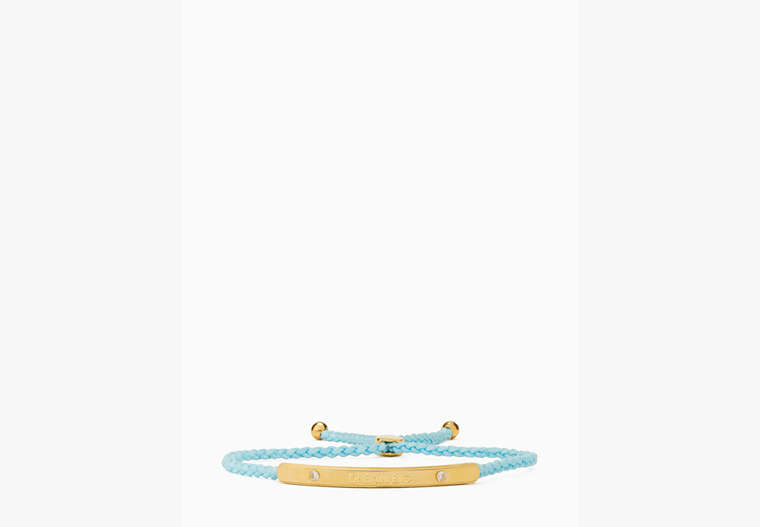 Kate Spade,SAY YES dream big slider bracelet,Turquoise