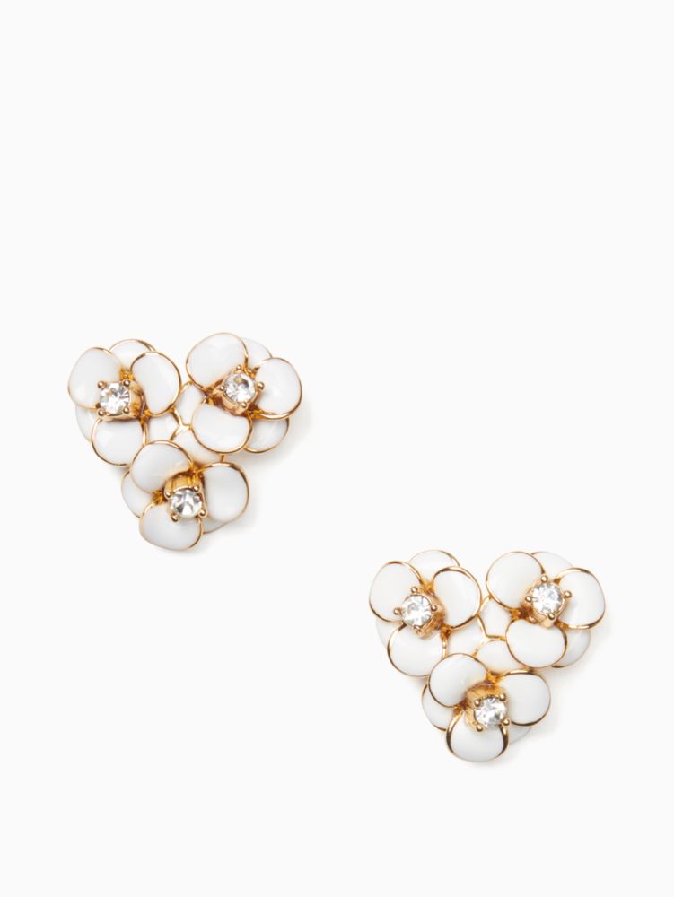 Kate Spade,shine on flower cluster studs,