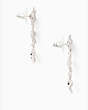 Blooming Pave Bloom Linear Earrings, , Product