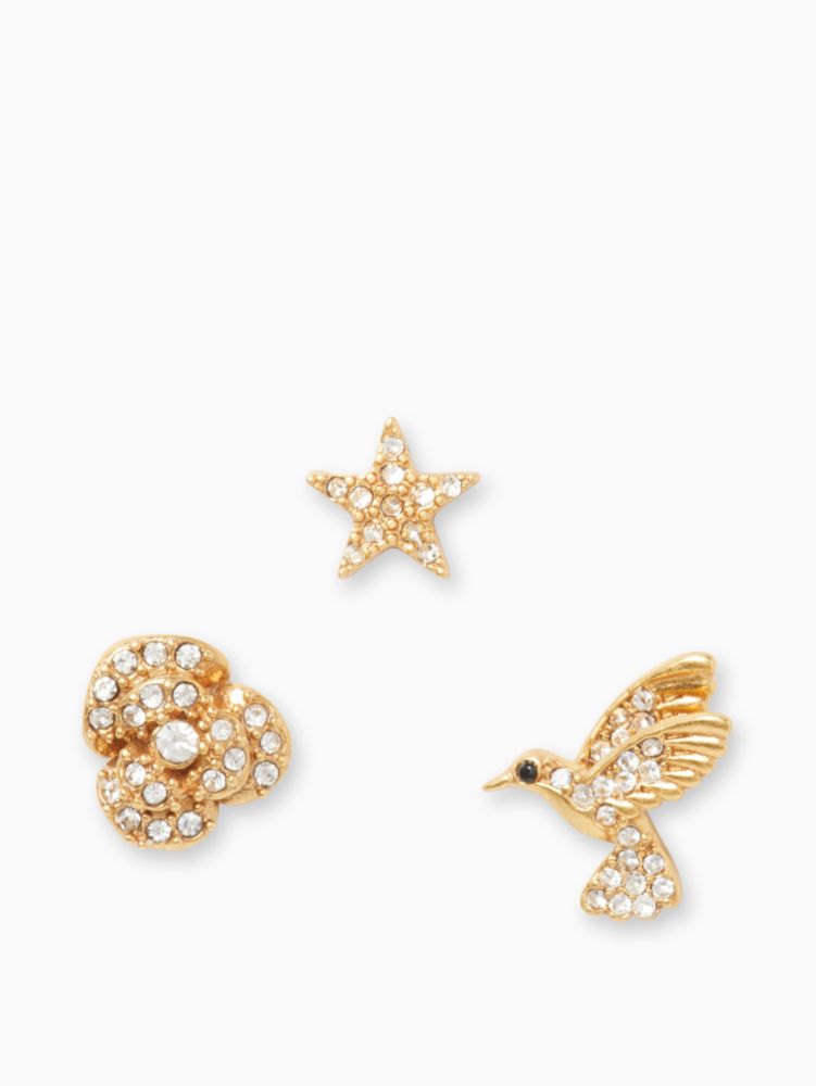 Kate Spade,Grandma's Closet 3 Stud Pack,